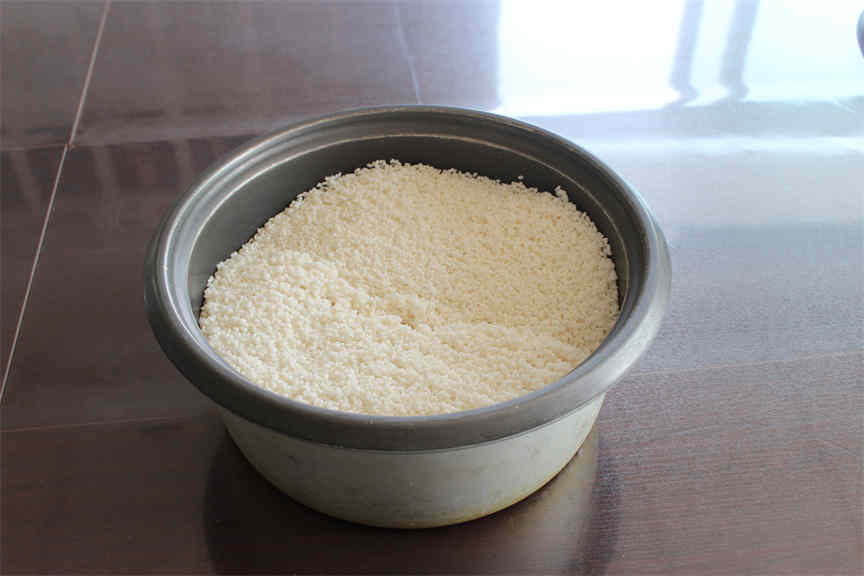 泡過(guò)水的糯米